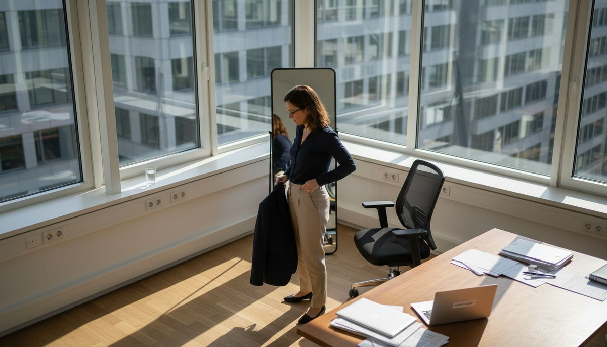 So trägt Frau den Blazer stilvoll im Büro