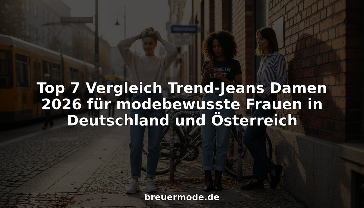 Drei Frauen präsentieren die angesagtesten Jeans-Trends für 2026.