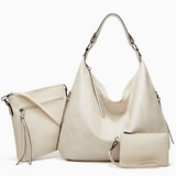 The Slouchy Soft Hobo Handbag 3-Piece Set