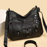 Monica Braided Multi-Zip | Crossbody Bag